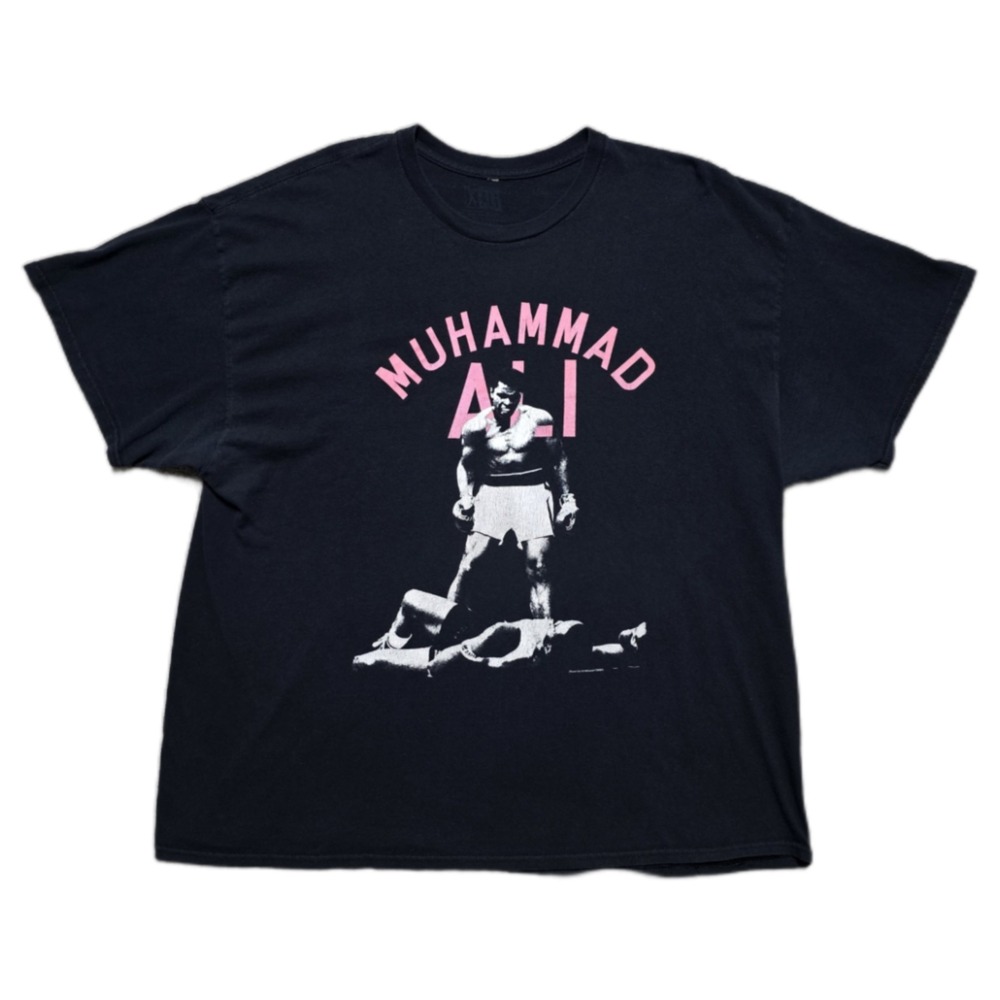 Muhammad Ali Mens 2XL Black Graphic Tee Boxing T-Shirt Retro Boxer Tee‎ Y2K